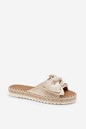 Klapki damskie Model Alpireda C-639 beżowy Beige
