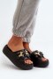 Klapki damskie Model Bremavia BG181 czarne Black