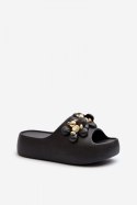 Klapki damskie Model Bremavia BG181 czarne Black