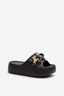 Klapki damskie Model Bremavia BG181 czarne Black