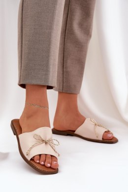 Klapki damskie Model Deonelis M509 Beige