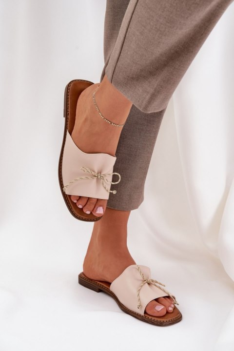 Klapki damskie Model Deonelis M509 Beige Klapki damskie Model Deonelis M509 Beige