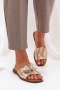 Klapki damskie Model Deonelis M509 Gold