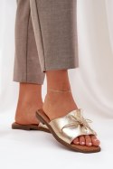 Klapki damskie Model Deonelis M509 Gold