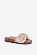Klapki damskie Model Ferenza 25SD21-8319 Beige