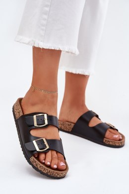 Klapki damskie Model Iskira 25SD21-8323 Black