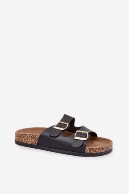 Klapki damskie Model Iskira 25SD21-8323 Black