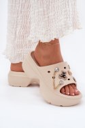 Klapki damskie Model Ivoriel M567 Beige