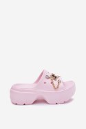 Klapki damskie Model Ivoriel M567 Pink