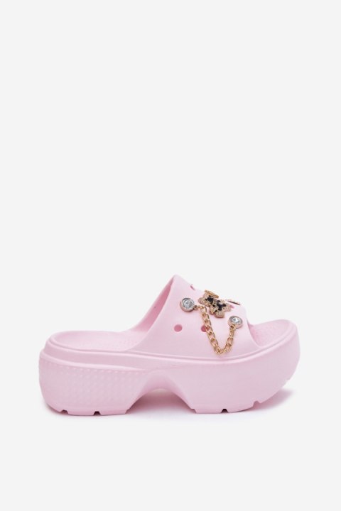 Klapki damskie Model Ivoriel M567 Pink Klapki damskie Model Ivoriel M567 Pink