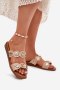 Klapki damskie Model Jenoriela C15-1 beżowy Beige
