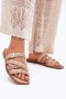 Klapki damskie Model Manitte 9706 beżowy Beige