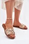 Klapki damskie Model Nalothiel C15-2 beżowy Beige