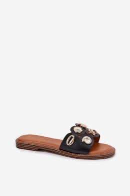 Klapki damskie Model Nalothiel C15-2 czarny Black