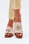 Klapki damskie Model Norela 25SD35-8781 Beige