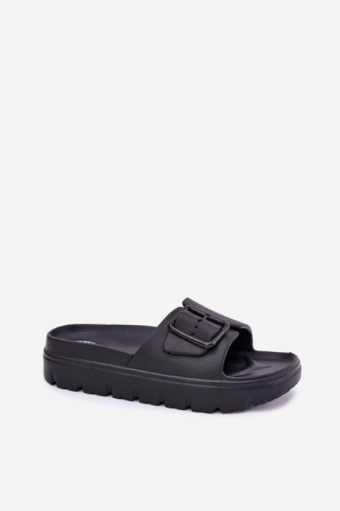 Klapki damskie Model Viasara 25SD97-8800 Black Klapki damskie Model Viasara 25SD97-8800 Black