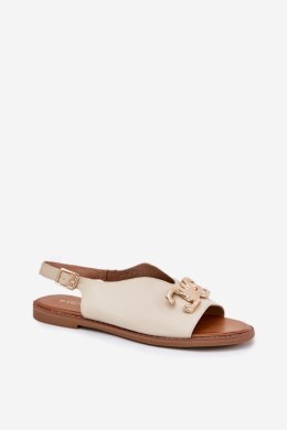 Sandały damskie Model Amelira 25SD35-8775 Beige
