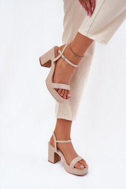 Sandały damskie Model Lillita 6896 Beige