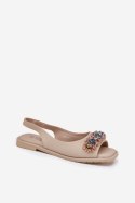 Sandały damskie Model S.Barski KV51-079 beżowy Beige