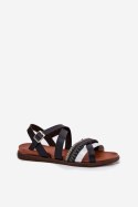 Sandały damskie Model Sergio Leone SK087H czarnt Black