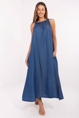 Sukienka damska jeansowa Model DHJ-SK-A7969.89 Dark Blue - Italy Moda