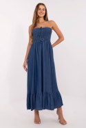 Sukienka damska Model DHJ-SK-A9051.96 ciemny niebieski Dark Blue - Italy Moda