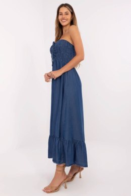 Sukienka damska Model DHJ-SK-A9051.96 ciemny niebieski Dark Blue - Italy Moda