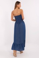 Sukienka damska Model DHJ-SK-A9051.96 ciemny niebieski Dark Blue - Italy Moda