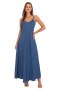Sukienka damska Model DHJ-SK-A9086.95 niebieska Dark Blue - Italy Moda