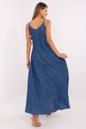 Sukienka damska Model DHJ-SK-A9086.95 niebieska Dark Blue - Italy Moda