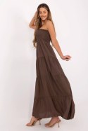 Sukienka damska Model MI-SK-A2596.97 brązowa Brown - Italy Moda