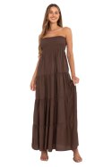 Sukienka damska Model MI-SK-A2596.97 brązowa Brown - Italy Moda