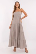Sukienka damska Model MI-SK-A2596.97 ciemny beżowy Dark Beige - Italy Moda