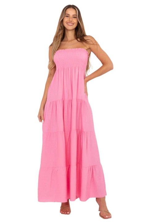 Sukienka damska Model MI-SK-A2596.97 różowa Pink - Italy Moda Sukienka damska Model MI-SK-A2596.97 różowa Pink - Italy Moda