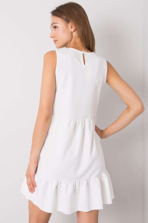 Sukienka damska Model WN-SK-701.81 White - Rue Paris Sukienka damska Model WN-SK-701.81 White - Rue Paris