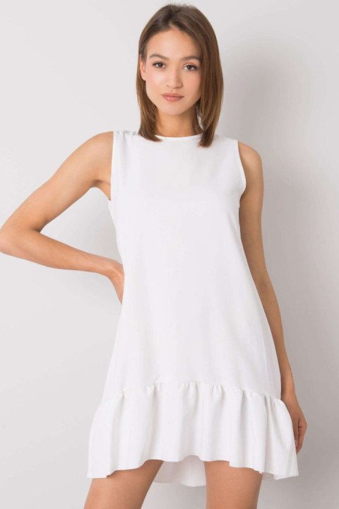 Sukienka damska Model WN-SK-701.81 White - Rue Paris Sukienka damska Model WN-SK-701.81 White - Rue Paris