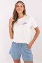 Bluzka T-shirt Damski Model D12022M02738A biały White