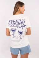 Bluzka T-shirt Damski Model D12022M02738A biały White