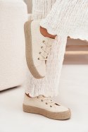 Trampki damskie Model Princa C-668 Beige