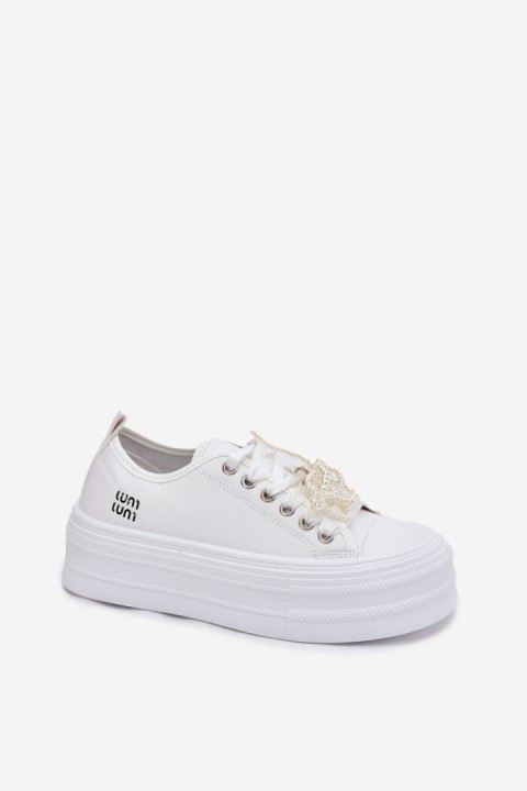 Trampki damskie Model Tivora 812-4B White Trampki damskie Model Tivora 812-4B White