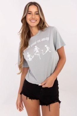 Bluzka T-shirt Damski Model 157-TS-0086.59P Grey - Rue Paris