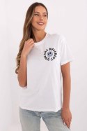 Bluzka T-shirt Damski Model D12022AC02645E biały White