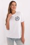 Bluzka T-shirt Damski Model D12022AC02645E biały White