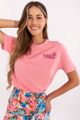 Bluzka T=shirt Damski Model D12022AC02645I różowy Pink - Sublevel