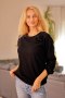 Bluza Damska oversize Model Similan Black - Mirale