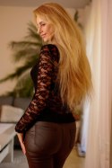 Bluzka damska koronkowa Model Angel Black - Mirale