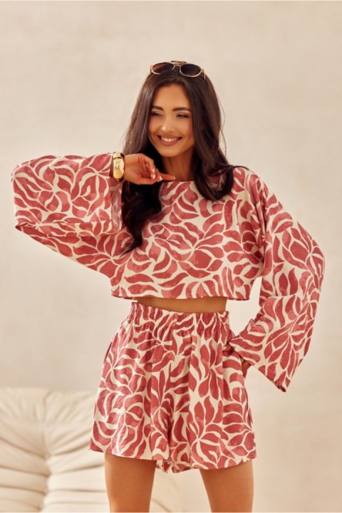 Bluzka damska Model Bianca BLU0214 L03 - Roco Fashion Bluzka damska Model Bianca BLU0214 L03 - Roco Fashion