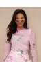 Bluzka damska tiulowa Model Blake 295890285 Fresia - LaBalancia
