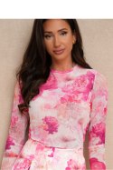 Bluzka damska tiulowa Model Blake 295892024 Maranta - LaBalancia