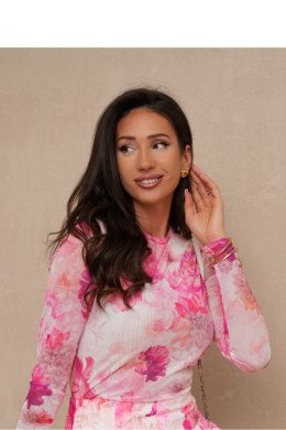 Bluzka damska tiulowa Model Blake 295892024 Maranta - LaBalancia